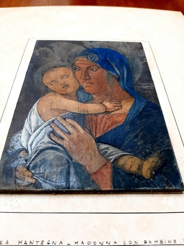 Dipinto tavola madonna con - dipinto,