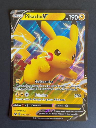 Carta pokémon pikachu v - carta,