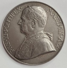 VATICANO medaglia argento Pio