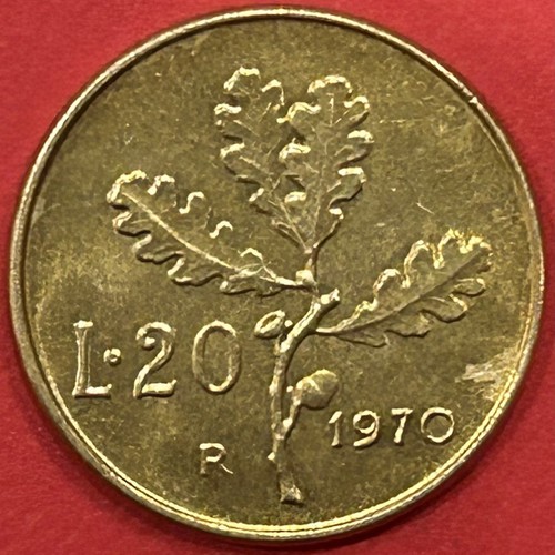 Moneta lire 1970 - 20, di