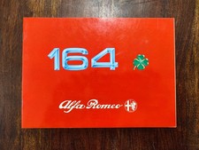 Supplemento al Libretto Alfa Romeo 164 QV - Sedili Sportivi Anatomici