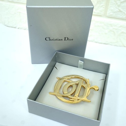 Spilla con logo christian dior - logo,