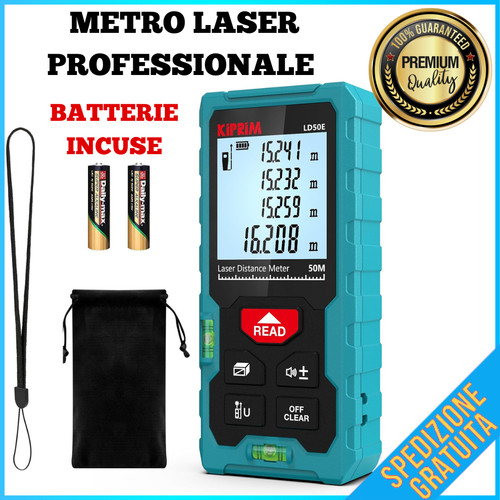 Metro laser 50m professionale - metro,
