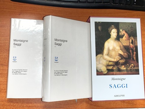 Montaigne saggi adelphi - -,
