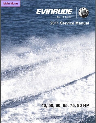 2011 evinrude tec 50 60 - 40,