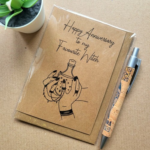 Carta anniversario strega - anniversario,