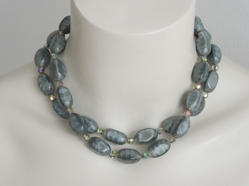 Collana vintage vetro rhg - vintage, in