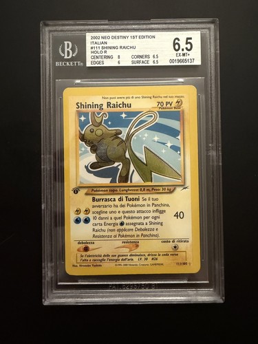Shining raichu 111 - raichu, #111/105