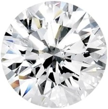 Moissanite sfusa 2,10 carati