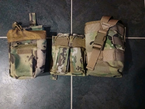 Mtp molle webbing pouches - webbing, x3