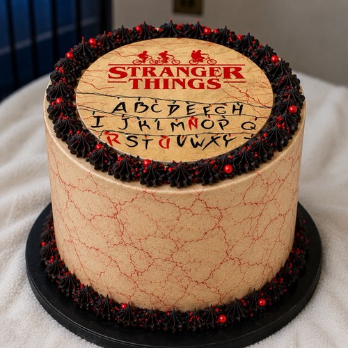 Stranger things cake - stranger,