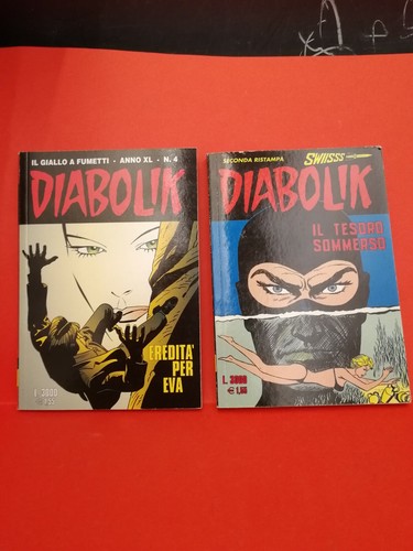 Diabolik lotto libri fumetti - diabolik,
