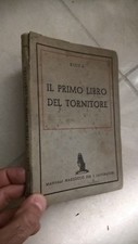 IL PRIMO LIBRO DEL TORNITORE RICCA MANUALI MARZOCCO 1948