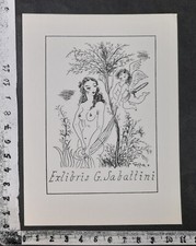 WUNDERKAMMER C EXLIBRIS 1344 " EROTIC SABATTINI CUPIDO " - * ALBERTO COPPA * - P