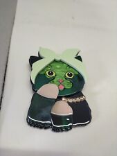 Spilla Gatto  Con Collana In Acrilico Stile Vintage Bella! Cm7x4 Circa