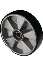 Mozzi in poliuretano volante PFAFF - L. Ruota 43 mm-B. Ruota 50 mm Ø 200 mm alluminio pressofuso F...