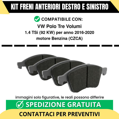Pastiglie freno anteriori per - freno,