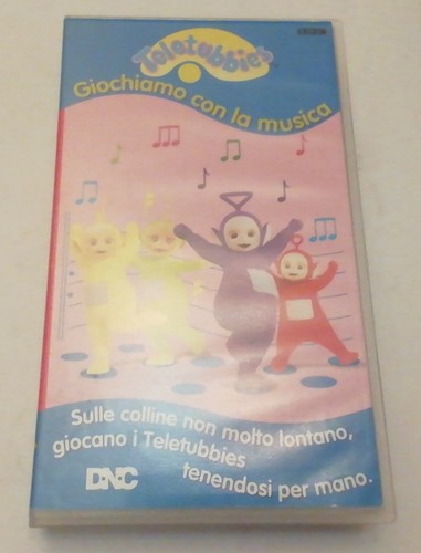 Videocassetta vhs teletubbies - videocassetta,