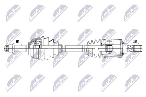 Albero motore nty npw - motore, npw-ns-068
