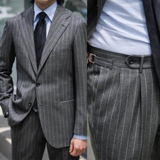 Gestreifter Business-Anzug
