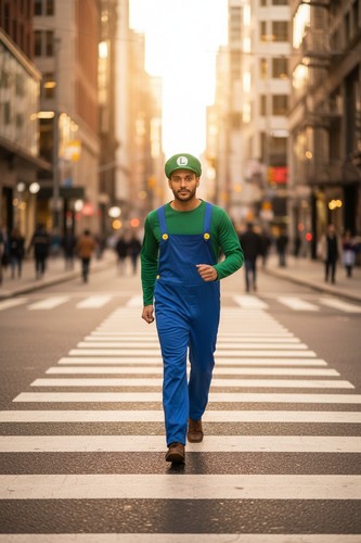 Set accessori costume luigi - accessori,