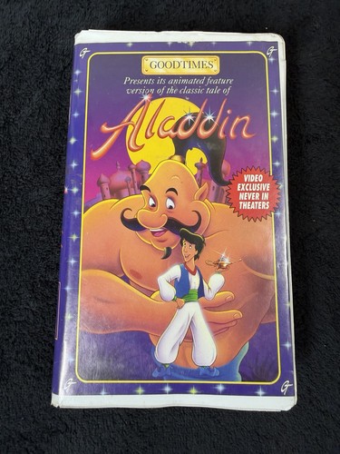 Aladdin goodtimes vhs - aladdin,