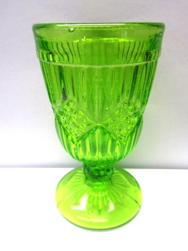 Tazza vetro pressato stile
