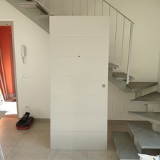 Pannello in alluminio pantografato per portone blindato