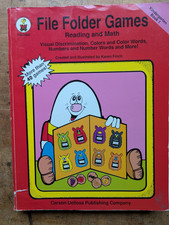 File Folder Games Reading and Math Kindergarden Book 1     (#1#)