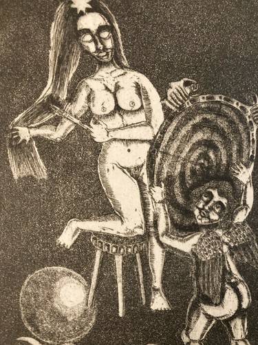 Molto bella incisione - incisione, surreale