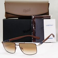 Persol Occhiali da sole 2013 Navigator Marrone Gradiente Metallo Pilot 2430-S 1020/51 58 mm