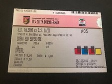 Palermo - Lazio 10/11 biglietto ticket 