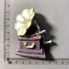 Calamita frigo in resina 3D souvenir a forma di fonografo vintage