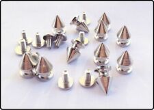 Borchie sfuse killer in ottone 8*12mm colore argento quantita' a scelta