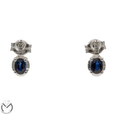 Orecchini Miluna oro bianco 18