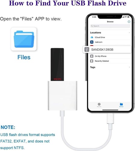 Adattatore iphone usb - adattatore, otg