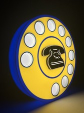 Insegna Luminosa telefonica Monofacciale telefono pubblico sip tabella targa 80