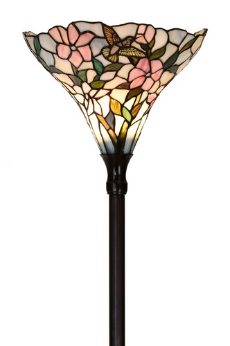 Lampada terra stile tiffany - da,