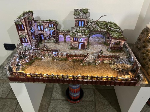 Presepe artigianale 80x60 - artigianale,