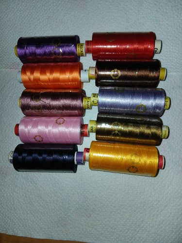 Rotoli filo ricamo a - 10,