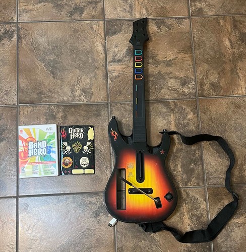 Nintendo wii guitar hero red - guitar,