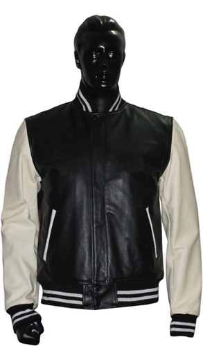 Bomber uomo beige nero - bomber,