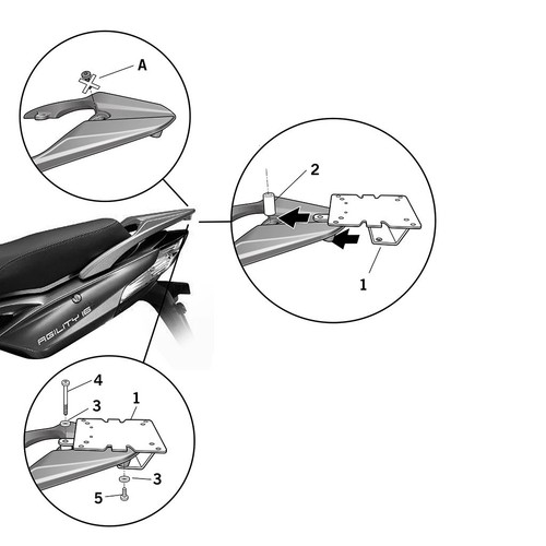 Portapacchi shad per kymco - shad,