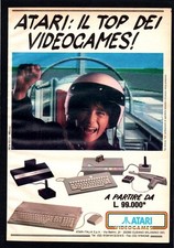PUBBLICITÀ ATARI VIDEOGAMES 1989 ADVERT / WERBUNG / PUBLICITÉ RETROCOMPUTER