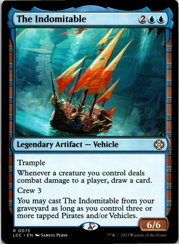 The indomitable commander - commander:,