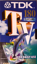 TDK TV 180 VHS VIDEOCASSETTA