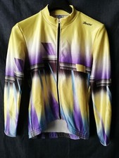 GIUBBINO MAGLIA MANICA LUNGA VINTAGE CICLISMO  ROAD MTB SANTINI L  VINTAGE