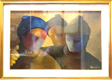 Olio su tela Opera di  MANCINI 74 Misura 60 X 40 esterna 70 X 50