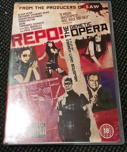 Repo genetic opera dvd - a, (dvd