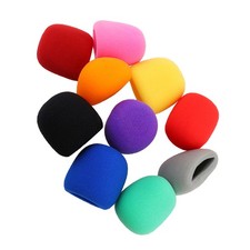 10 Pezzi Colori Palmare Microfono Da Palco Parabrezza Schiuma Copertura Per
